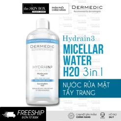 Nước rửa mặt Dermedic Hydrain3 Micellar water H2O