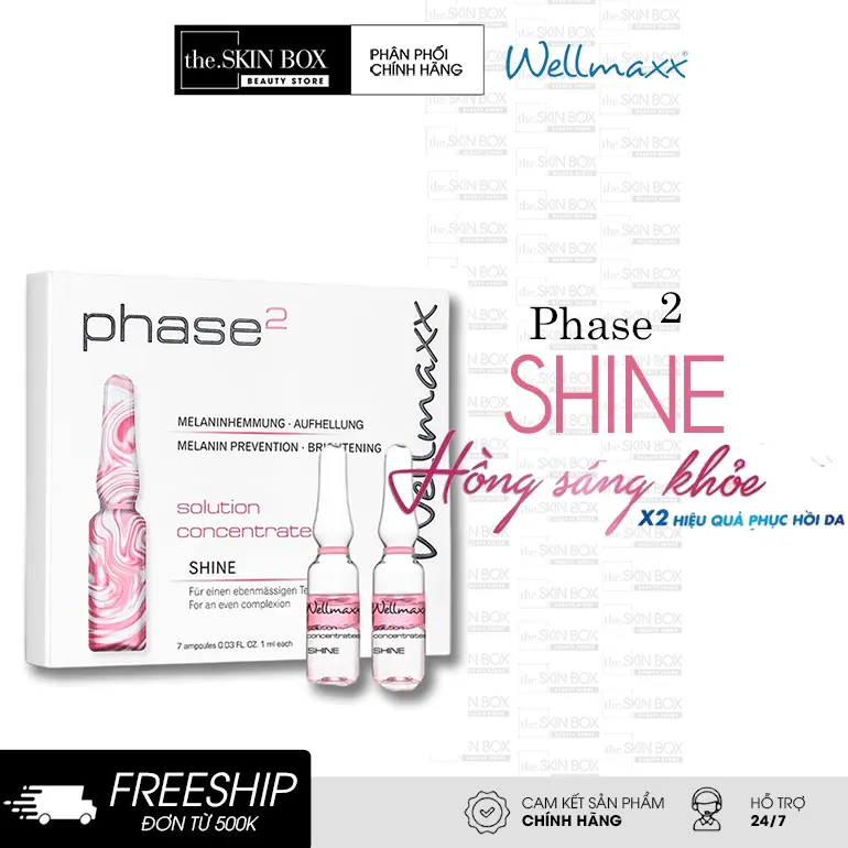 Huyết thanh điều trị nám - Wellmaxx Phase 2 Shine