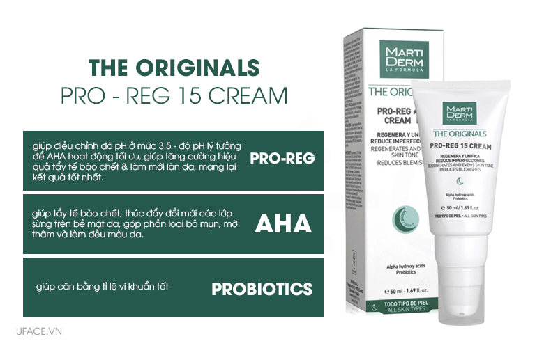 Kem dưỡng tái tạo da chuyên sâu-MartiDerm The Originals Pro-Reg 15 Cream