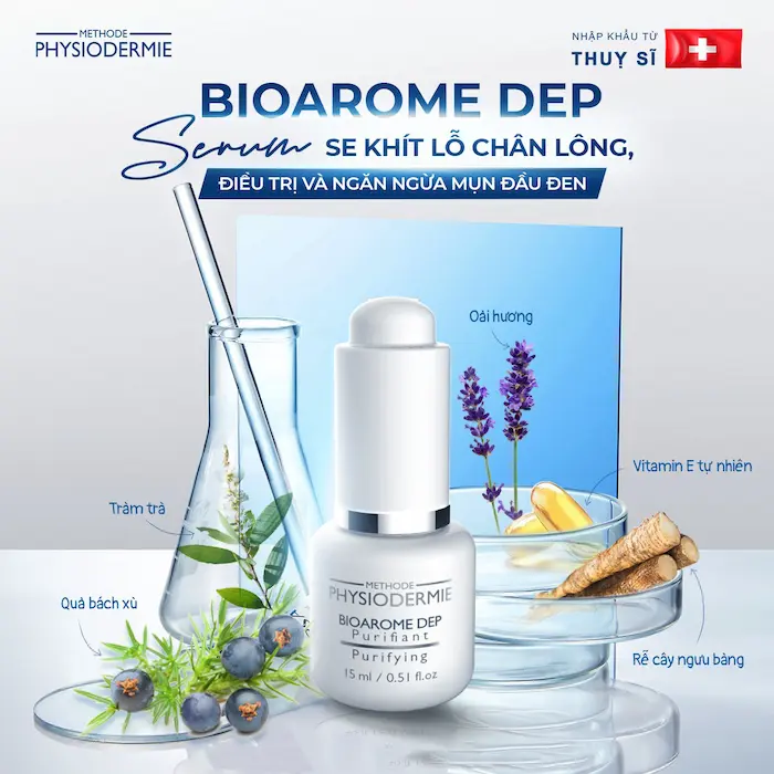 Serum điều trị, ngăn ngừa mụn Methode Physiodermie Bioarome DEP Purifying(15ml) 5