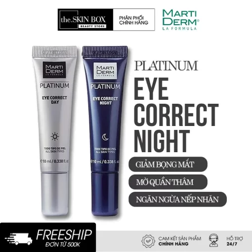 Kem dưỡng da vùng mắt MartiDerm Platinum Eye Correct