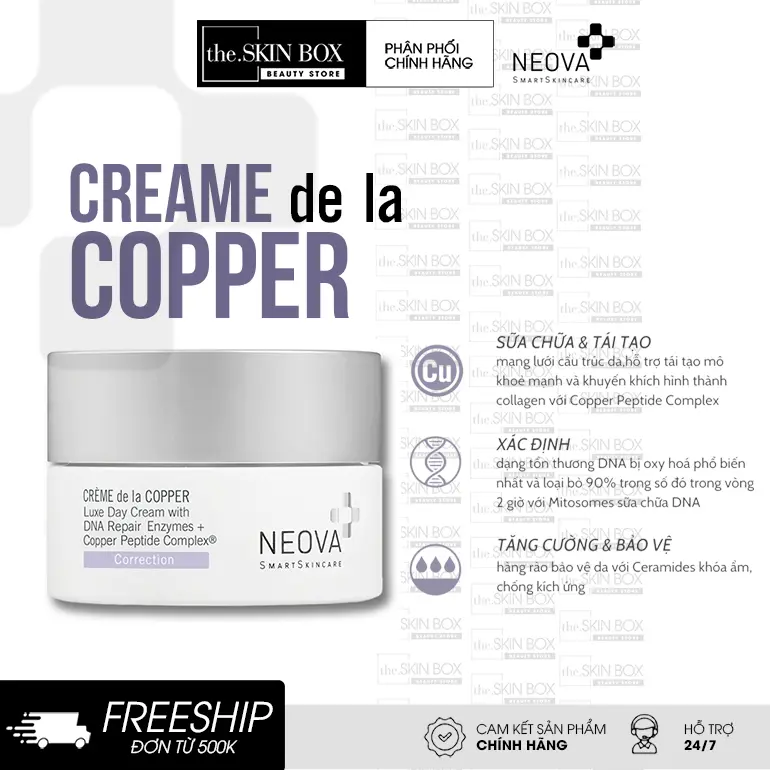 Kem dưỡng ẩm Neova Creme De La Copper (50ml)