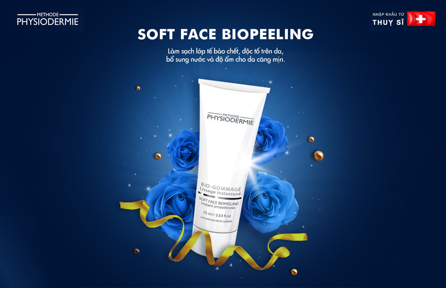 Methode Physiodermie Soft Face Biopeeling Tẩy tế bào chết enzyme sinh học