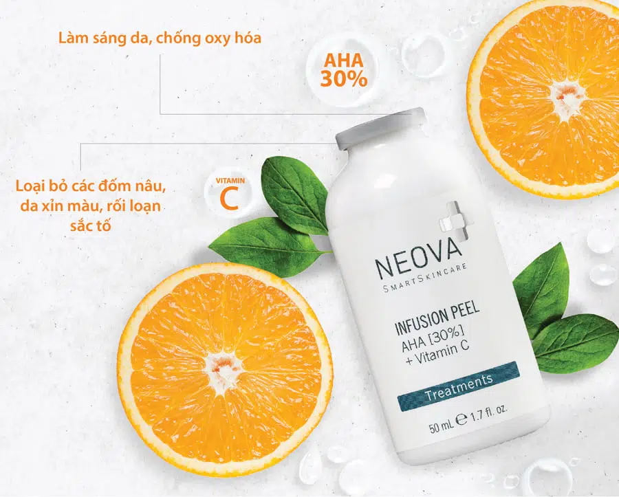 Tinh chất peel da sinh học Neova Infusion Peel AHA Peel AHA 30% + Vitamin C
