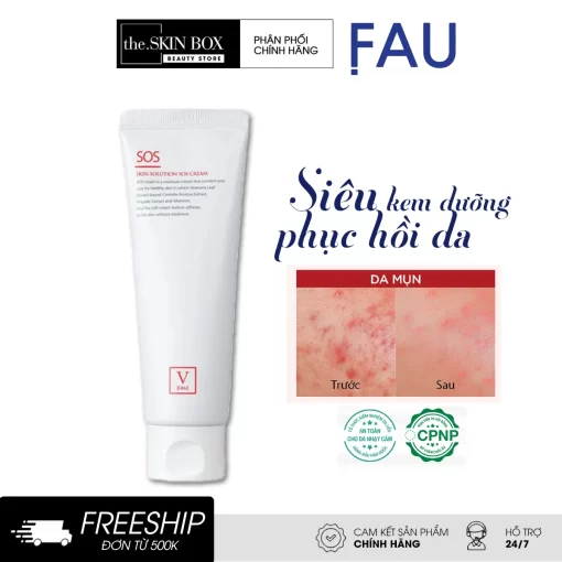 FAU SOS Cream kem cấp ẩm, làm dịu và phục hồi da