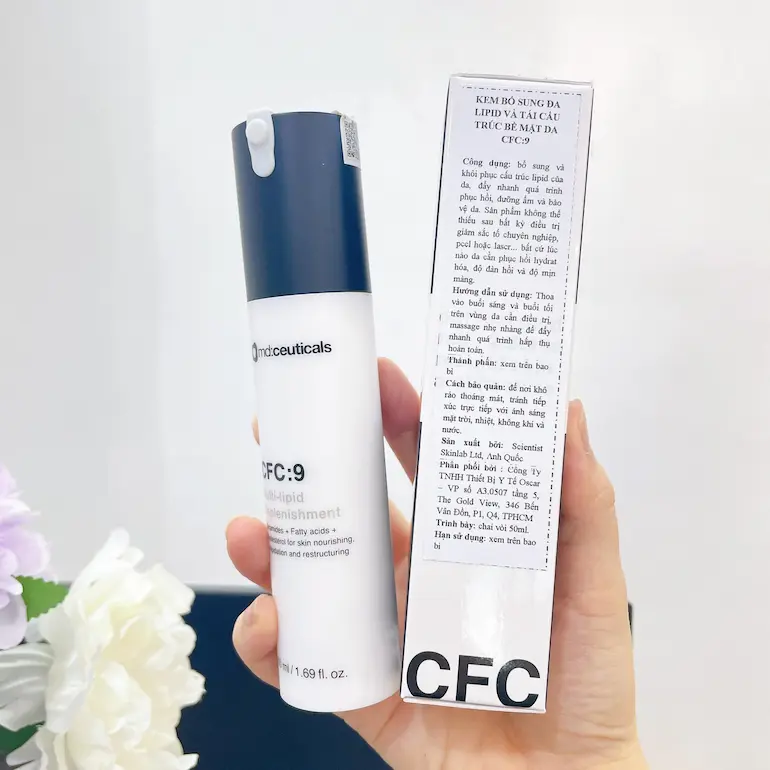 Kem dưỡng CFC9 Multi-lipid Replenishment bổ sung đa lipid và tái cấu trúc bề mặt da 3